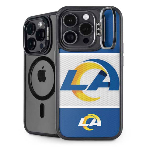 NFL Los Angeles Rams Zone Block iPhone 14 Pro Kickstand Case
